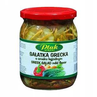 Ptak Sałatka Grecka 500g - Pasztet i przetwory mięsne - miniaturka - grafika 1