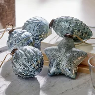 Ozdoby bożonarodzeniowe - Świąteczna zawieszka, zestaw 5 szt. Feuilles - miniaturka - grafika 1