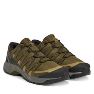 Buty trekkingowe męskie - Trekkingi Salomon X-Adventure Recon Gore Tex L47813200 Zielony - miniaturka - grafika 1