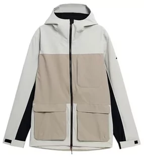 4F Męska kurtka Technical Jacket, jasnobrązowa, L - Kurtki męskie - miniaturka - grafika 1