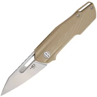 Scyzoryki - Bestech Knives Toddler Satin+stonewash 14C28N G10 Beżowy BG64C - miniaturka - grafika 1