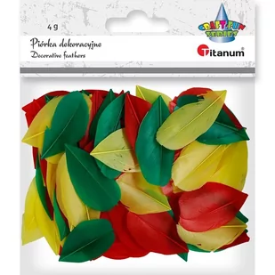 Titanum Piórka płatki 4g mix kolorów - Pozostałe akcesoria dla plastyków - miniaturka - grafika 1