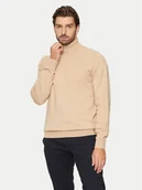 Swetry męskie - Bugatti Golf 7700 65520B Beżowy Regular Fit - miniaturka - grafika 1