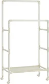 Wieszaki i stojaki - Stojący wieszak na ubrania 162 cm ecru - miniaturka - grafika 1