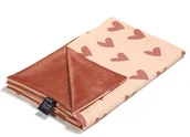 Koce i narzuty dla dzieci - Velvet Collection Light Przedszkolaka L Heartbeat Pink La Millou - miniaturka - grafika 1