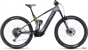 Rower elektryczny Cube Stereo Hybrid 140 HPC TM 750 27,5 flashgrey´n´olive 2023 - Rowery elektryczne - miniaturka - grafika 1