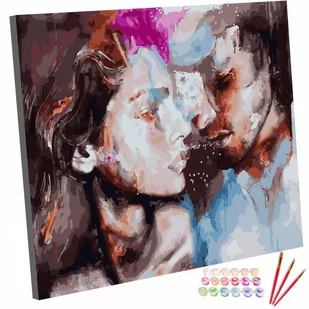 Zestaw do malowania po numerach, 40x50 cm, Portret Zakochanych - Malowanie po numerach - miniaturka - grafika 1