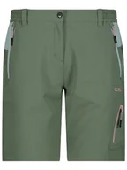 Spodnie sportowe damskie - CMP Szorty funkcyjne w kolorze khaki - miniaturka - grafika 1