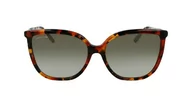 Okulary przeciwsłoneczne - Lacoste Damskie okulary przeciwsłoneczne L963S, Light Havana, XL - miniaturka - grafika 1