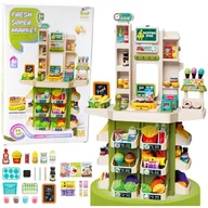 Zabawki AGD - Super Market interaktywny 67el Leantoys - zabawka - miniaturka - grafika 1