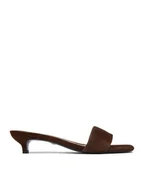 Klapki i japonki damskie - GINO ROSSI Klapki EO-V2229-111-5 Brązowy - miniaturka - grafika 1