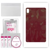 Akcesoria do tabletów i e-booków - folia naklejka skórka strukturalna na TYŁ do Blackview Tab 6 - Moro Camo Bordowy - apgo SKINS - miniaturka - grafika 1