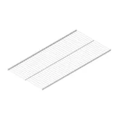Szafy i regały magazynowe - Element System Druciana półka, 800 x 400 mm, biała 10718-00021 - miniaturka - grafika 1