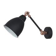 Lampy ścienne - Italux SONNY MB-HN5010-1-B kinkiet czarny  MB-HN5010-1-B - miniaturka - grafika 1