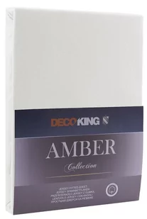 DecoKing Jersey/AMBER/PEARLOYSTER/160-180x200+30 - Prześcieradła - miniaturka - grafika 1