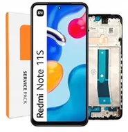 Części serwisowe do telefonów - ORYGINAŁ WYŚWIETLACZ EKRAN LCD DO XIAOMI REDMI NOTE 11S 4G RAMKA - miniaturka - grafika 1
