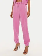 Spodnie sportowe damskie - Juicy Couture Spodnie dresowe Lilian JCWB121093 Różowy Regular Fit - miniaturka - grafika 1