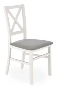Krzesło Lucek 1 107 Białe / 017 Szare Inari 91 - Krzesła - miniaturka - grafika 1