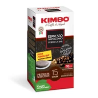 Kawa w kapsułkach i saszetkach - Kimbo Espresso Napoletano ESE pads - 15 saszetek typu ESE 44mm - miniaturka - grafika 1