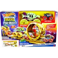 Samochody i pojazdy dla dzieci - Hot Wheels Monster Truck Power Smashers Ultrawyśc. - miniaturka - grafika 1