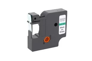 Zamiennik taśmy DYMO D1 45019 12mm zielona/czarny - Etykiety do drukarek - miniaturka - grafika 1