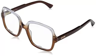 Okulary przeciwsłoneczne - Moschino Damskie okulary przeciwsłoneczne Mos604, Crystal Brown, 54, przezroczysty brązowy - grafika 1
