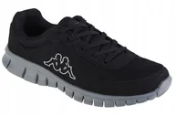 Buty sportowe męskie - Kappa Valdis Bc (44) Męskie Buty Sneakers Siateczka Czarny - miniaturka - grafika 1
