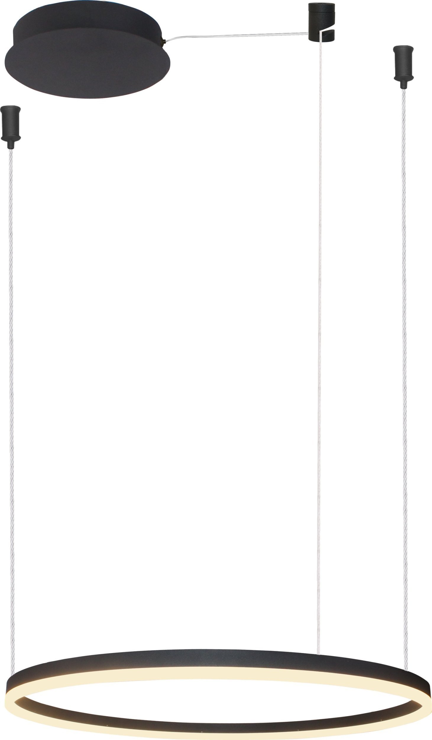 Lampa wisząca Azzardo HALO PENDANT 60 BK