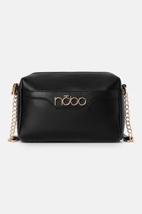 Mała listonoszka Nobo z kieszenią czarna - Torebki damskie - miniaturka - grafika 1