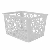 Pudła i pojemniki do przechowywania - Koszyk koła mały 1,2 l biały - miniaturka - grafika 1