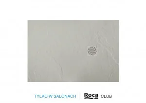 ROCA CLUB AP7033E832001300 HEBE Brodzik prostokątny 1000 x 800 mm SZARY CEMENT - Brodziki prysznicowe - miniaturka - grafika 1