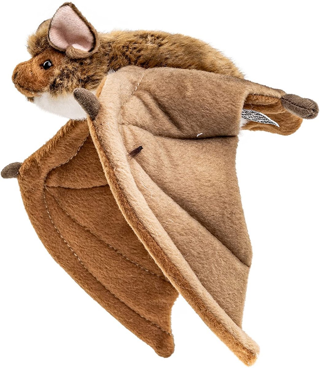 Pluszowy Nietoperz Uni-Toys 35 cm – realistyczna maskotka jak z zoo
