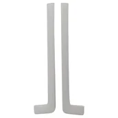 Blaty meblowe i parapety okienne - Zaślepka do parapetu biała 30x2x0.15 cm - miniaturka - grafika 1