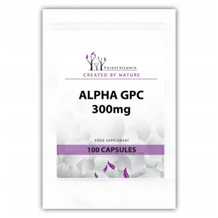 FOREST VITAMIN Alpha GPC 300mg 100caps - Witaminy i minerały dla sportowców - miniaturka - grafika 1
