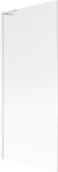 Parawany nawannowe - Mexen Next L parawan nawannowy 1-skrzydłowy 80 x 150 cm, prążki, biały - 895-080-000-03-09-20 - miniaturka - grafika 1
