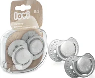 Smoczki uspokajające - Lovi Smoczek 0-3m 2 szt. Harmony Boy 22/905 Lovi - miniaturka - grafika 1