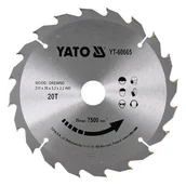 Tarcze do pił - Yato PIŁA TARCZOWA Z WĘGLIKIEM WOLFRAMU DO DREWNA 210 30MM YT-60665 - miniaturka - grafika 1