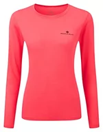 Koszulki i topy damskie - Ronhill Damska koszulka Wmn's Core L/S, różowa/czarna, 14 - miniaturka - grafika 1