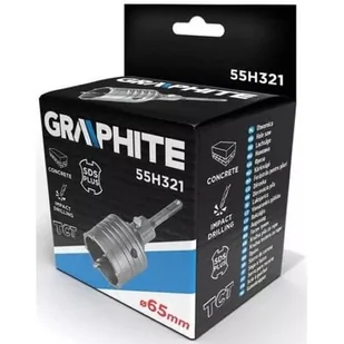 Otwornica GRAPHITE 55H321 - Wiertła - miniaturka - grafika 1