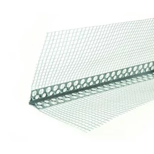 Narożnik aluminiowy z siatką STANDARD 2,5 mb - Listwy i profile - miniaturka - grafika 1