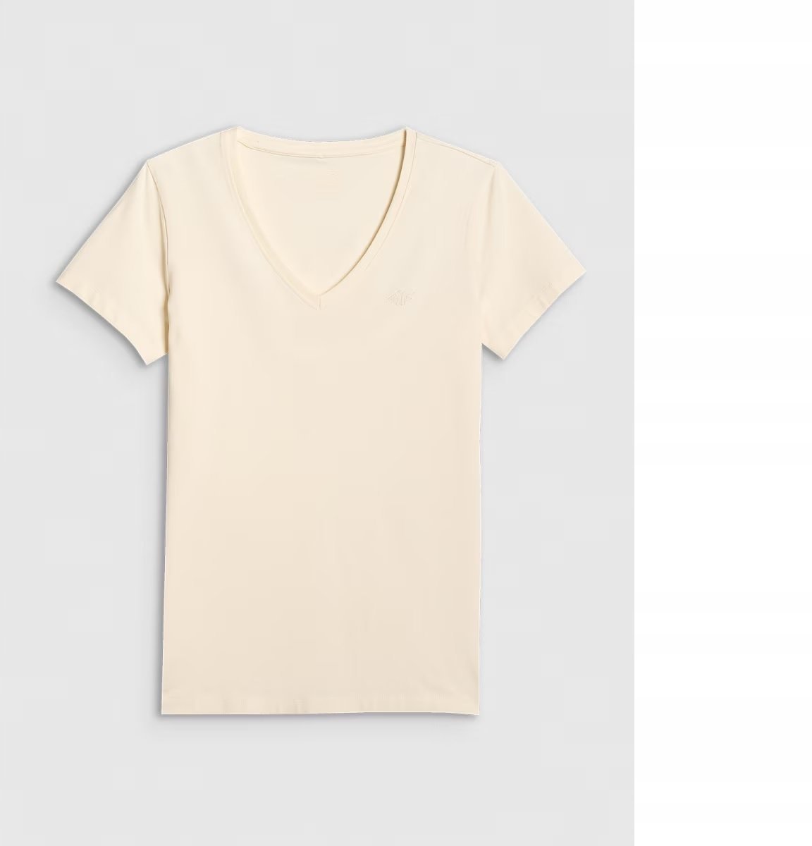 4F T-SHIRT DAMSKI F2969 KREMOWY M
