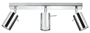 Plafon potrójna listwa z reflektorami - EX683-Sewo - Lampy sufitowe Plafon potrójna listwa z reflektorami - EX683-Sewo - Lampy sufitowe - miniaturka - grafika 1