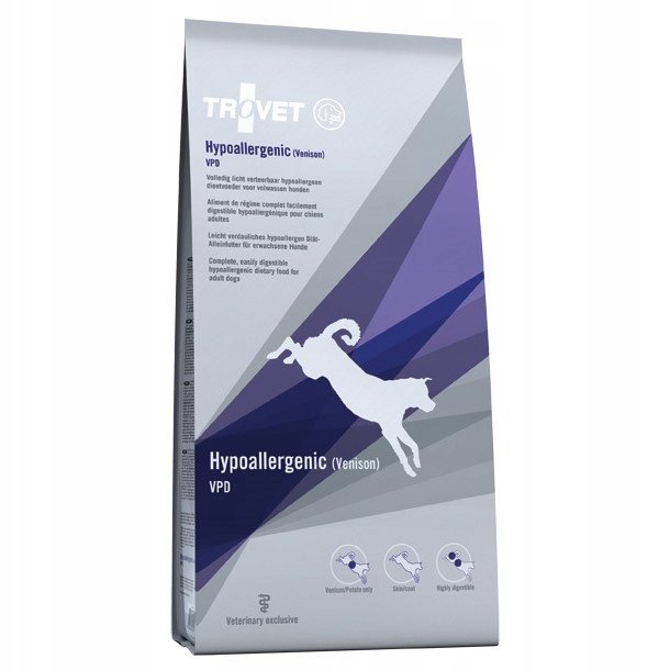 Trovet VPD Hypoallergenic Venision 10 kg