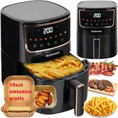 Frytownice gastronomiczne - Frytkownica Beztłuszczowa Frytownica Air Fryer 1800w 4,7l Heckermann - miniaturka - grafika 1