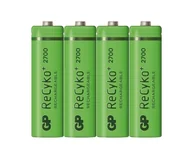 Ładowarki i akumulatory - 4 x GP Recyko New R6/AA 2700mAh Series - miniaturka - grafika 1