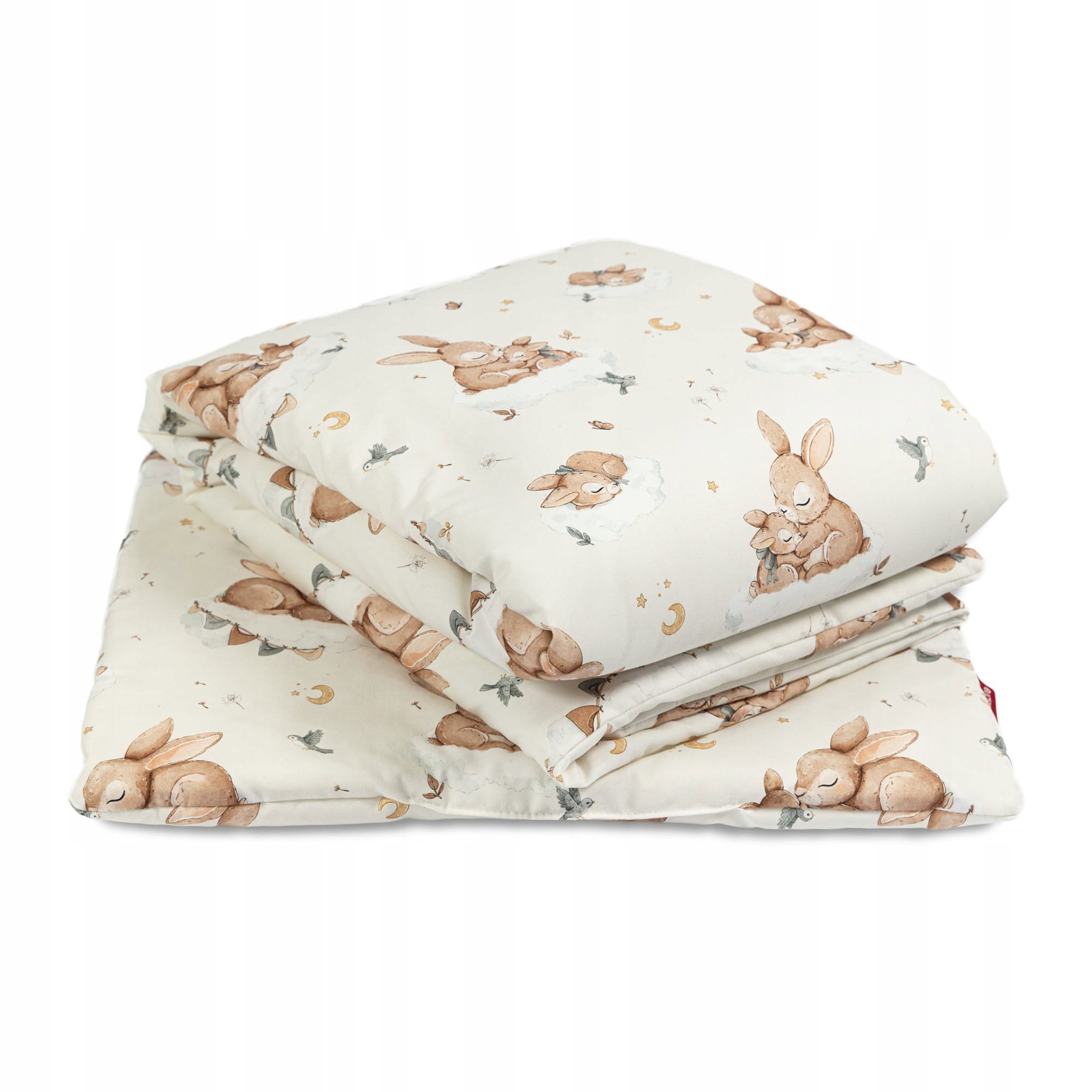 Pościel z wypełnieniem 120x90 bambusowa Lepre Zajączki