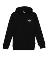 Bluzy dla dziewczynek - Puma Bluza Dziecięca Na Suwak Z Kapturem Małe Logo 587033 01 R. 152 - miniaturka - grafika 1