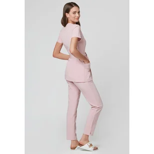 Fartuszek Medyczny Sophia - Pastel Pink Rozmiar: 38 - Odzież medyczna - miniaturka - grafika 5