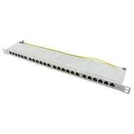 Panele krosownicze - LogiLink NP0062 panel krosowniczy 0.5U - miniaturka - grafika 1