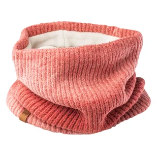 Damski Komin BUFF KNITTED & FLEECE NECKWARMER MARIN 123520.538.10.00 – Różowy - Apaszki i szaliki damskie - miniaturka - grafika 1